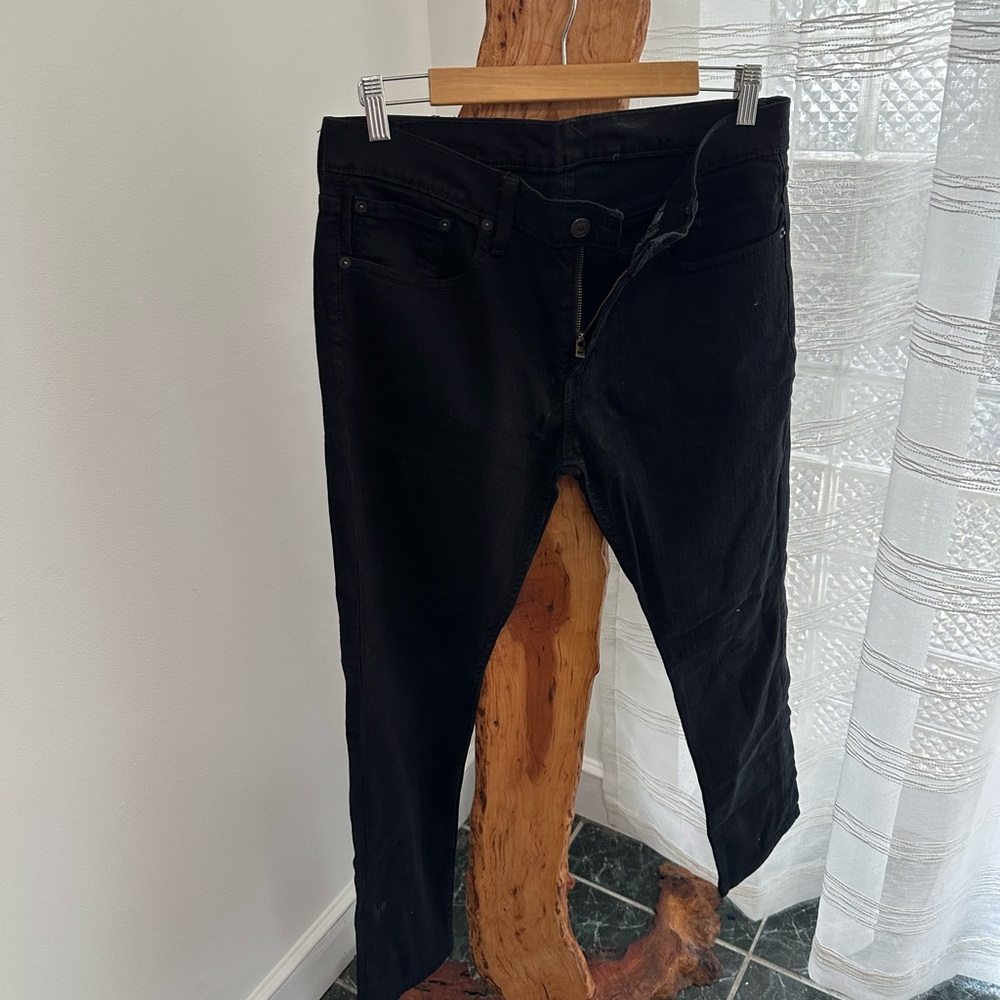 Levi's Men's Dark Black Skinny Jeans